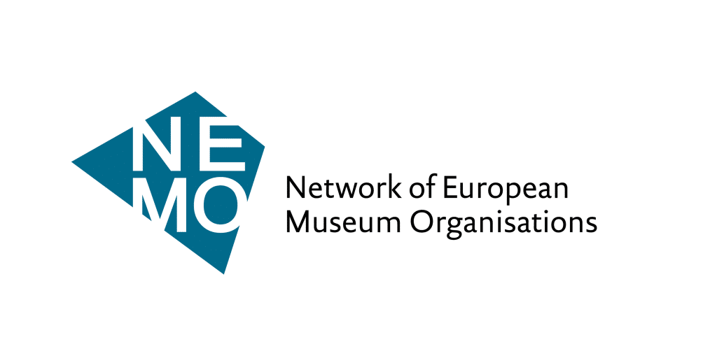 Billedet viser den europæiske museumsorganisation, NEMO's, logo.